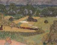 Bonnard Pierre Train and Bardes Landscape with a Goods Train .  - Hermitage